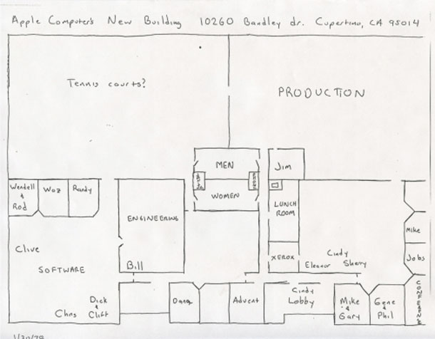 hand_drawn_floor_plan_apple_headquarters_1978_1